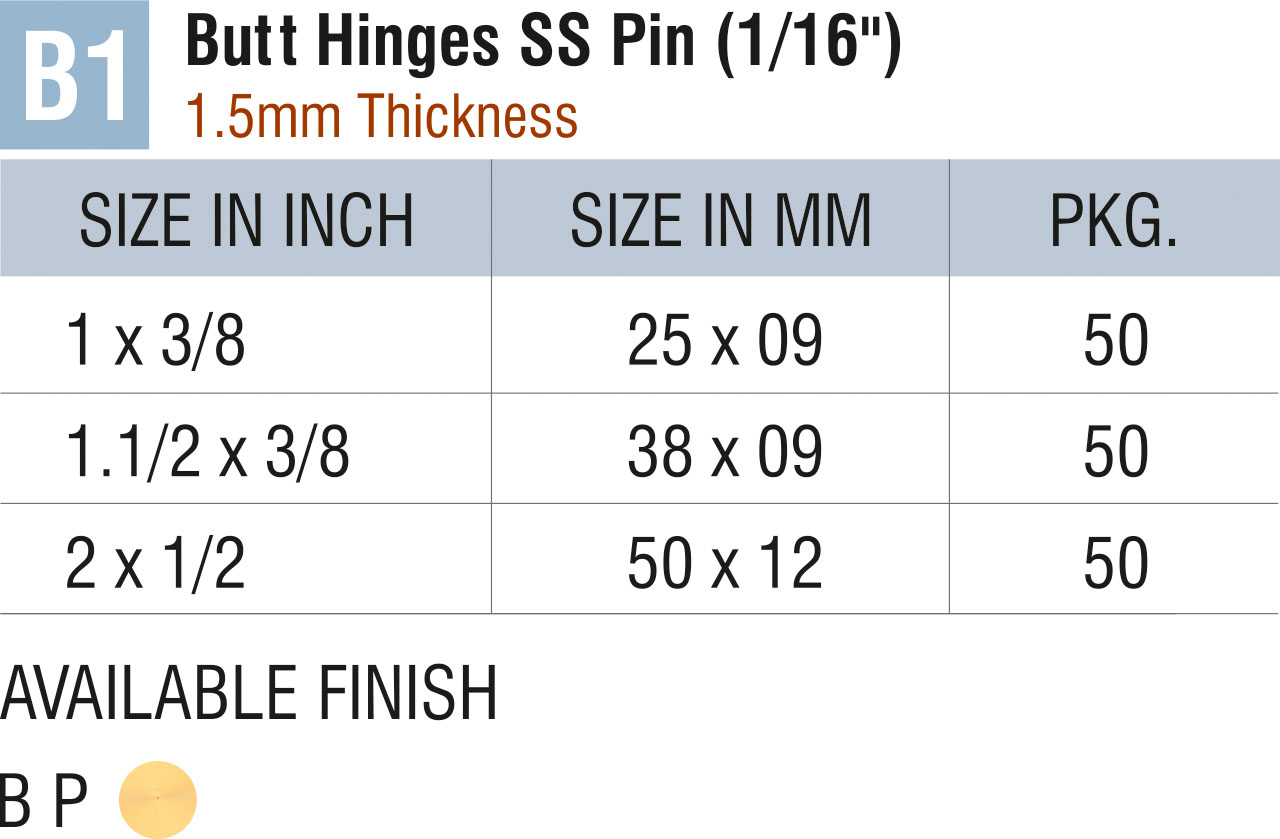 Brass Hinges