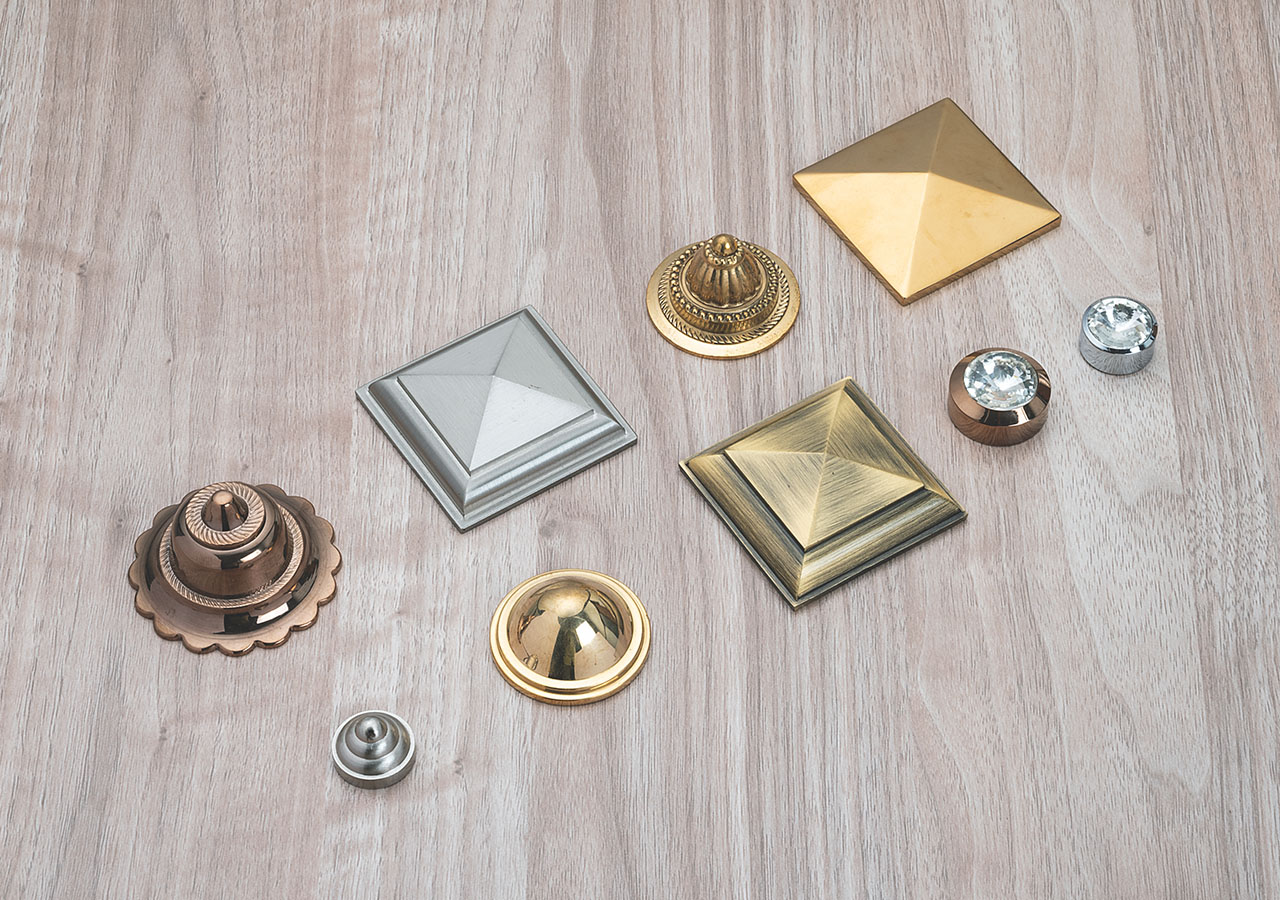 Brass Mirror Screw & Buttons