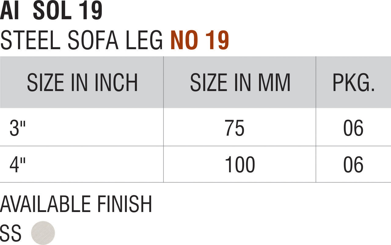 Sofa Leg