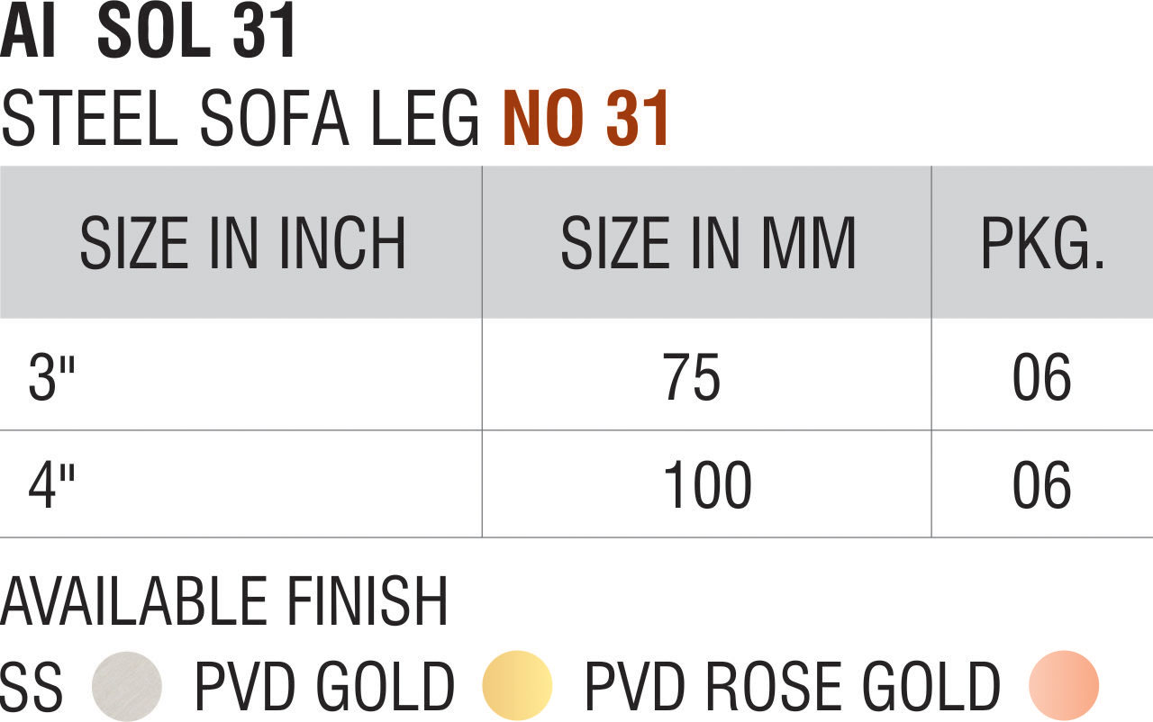 Sofa Leg